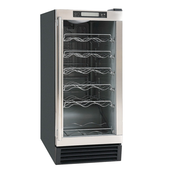Maxx Ice Indoor Wine Cooler with Glass Door, 3 cu. ft., in Stainless Steel