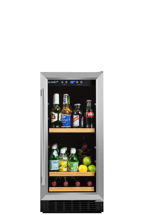 Smith & Hanks 90 Can Beverage Cooler, Stainless Steel Door Trim
