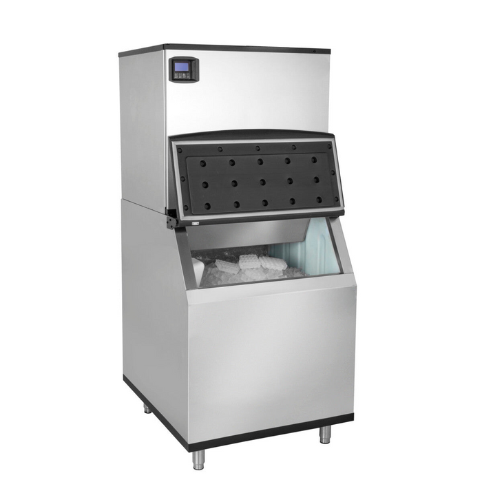 Intelligent Series Modular Ice Machine, 30"W, 645 lbs w/470 lb Storage Bin, Stainless Steel