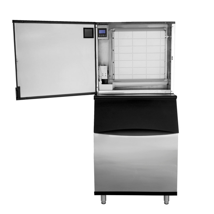 Intelligent Series Modular Ice Machine, 30"W, 645 lbs w/470 lb Storage Bin, Stainless Steel