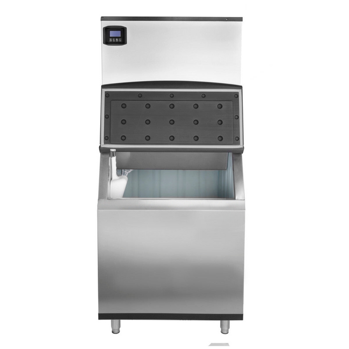 Intelligent Series Modular Ice Machine, 30"W, 645 lbs w/470 lb Storage Bin, Stainless Steel