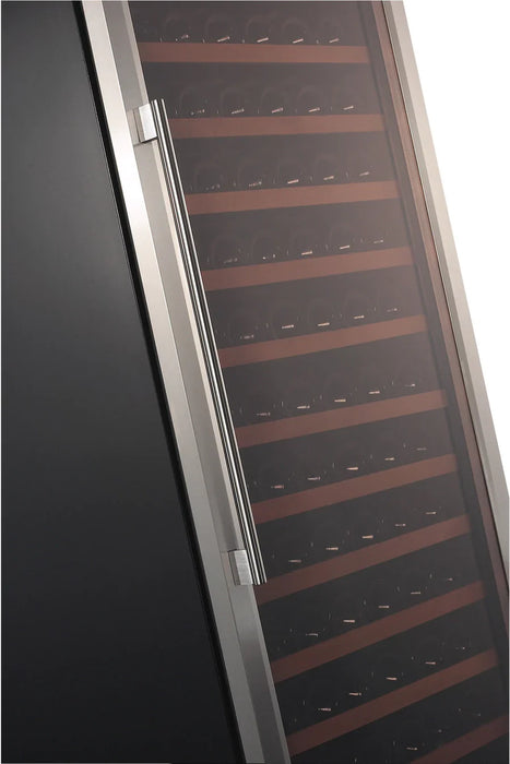 Smith & Hanks 166 Bottle Single Zone Wine Cooler, Stainless Steel Door Trim