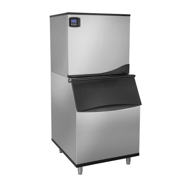 Intelligent Series Modular Ice Machine, 30"W, 645 lbs w/470 lb Storage Bin, Stainless Steel