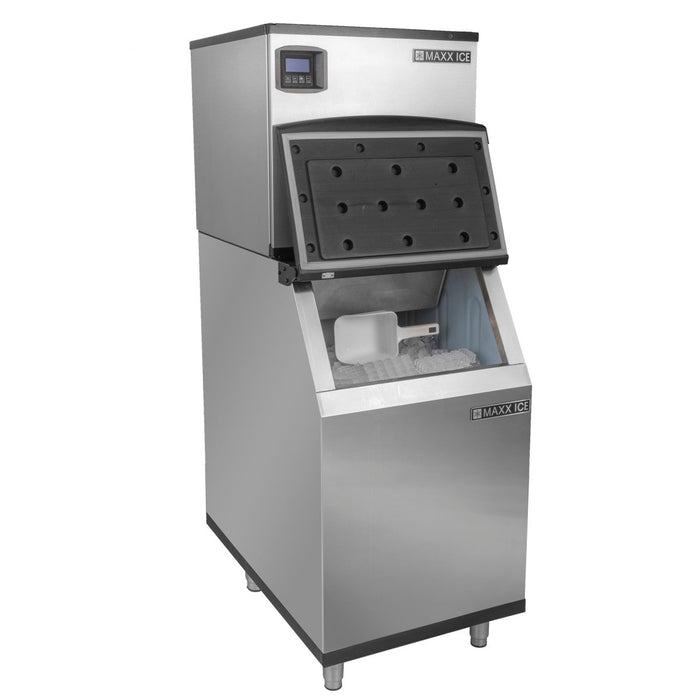 Maxx Ice Intelligent Series Modular Ice Machine, 22"W, 373 lbs, Energy Star, in Stainless Steel