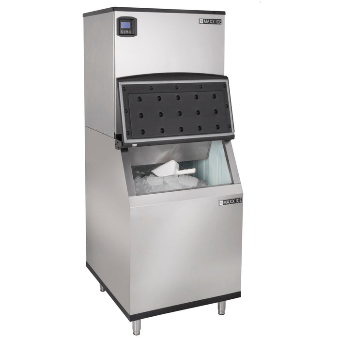 Maxx Ice Intelligent Series Modular Ice Machine, 30"W, 1000 lbs, Half Dice Cubes, in Stainless Steel