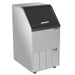 Maxx Ice Self-Contained Ice Machine, 75 lbs, Bullet Cube, Storage Bin, in Stainless Steel/Black Trim