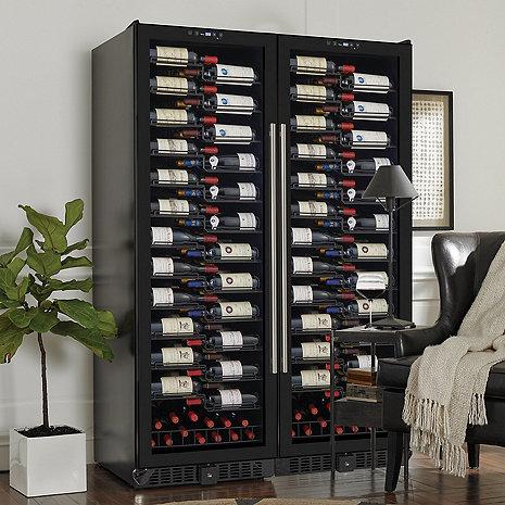 VinoView 310-Bottle Double Wine Cellar