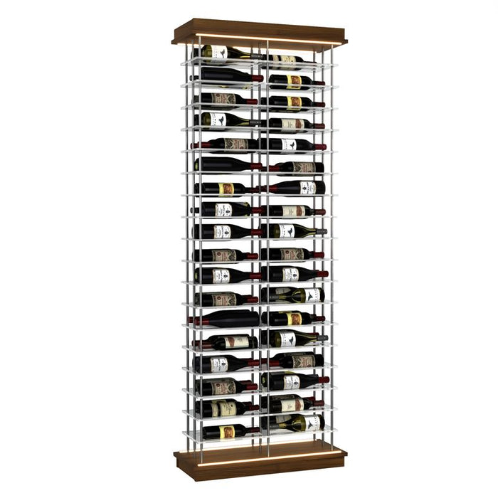 72-Bottle Elevation Wine Rack, Label Forward