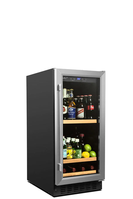 Smith & Hanks 90 Can Beverage Cooler, Stainless Steel Door Trim