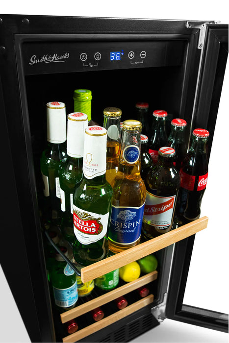 Smith & Hanks 90 Can Beverage Cooler, Stainless Steel Door Trim