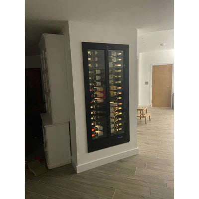 Divine Wine Storage TE-B14 Customizable Shelving Built-in Wine Wall