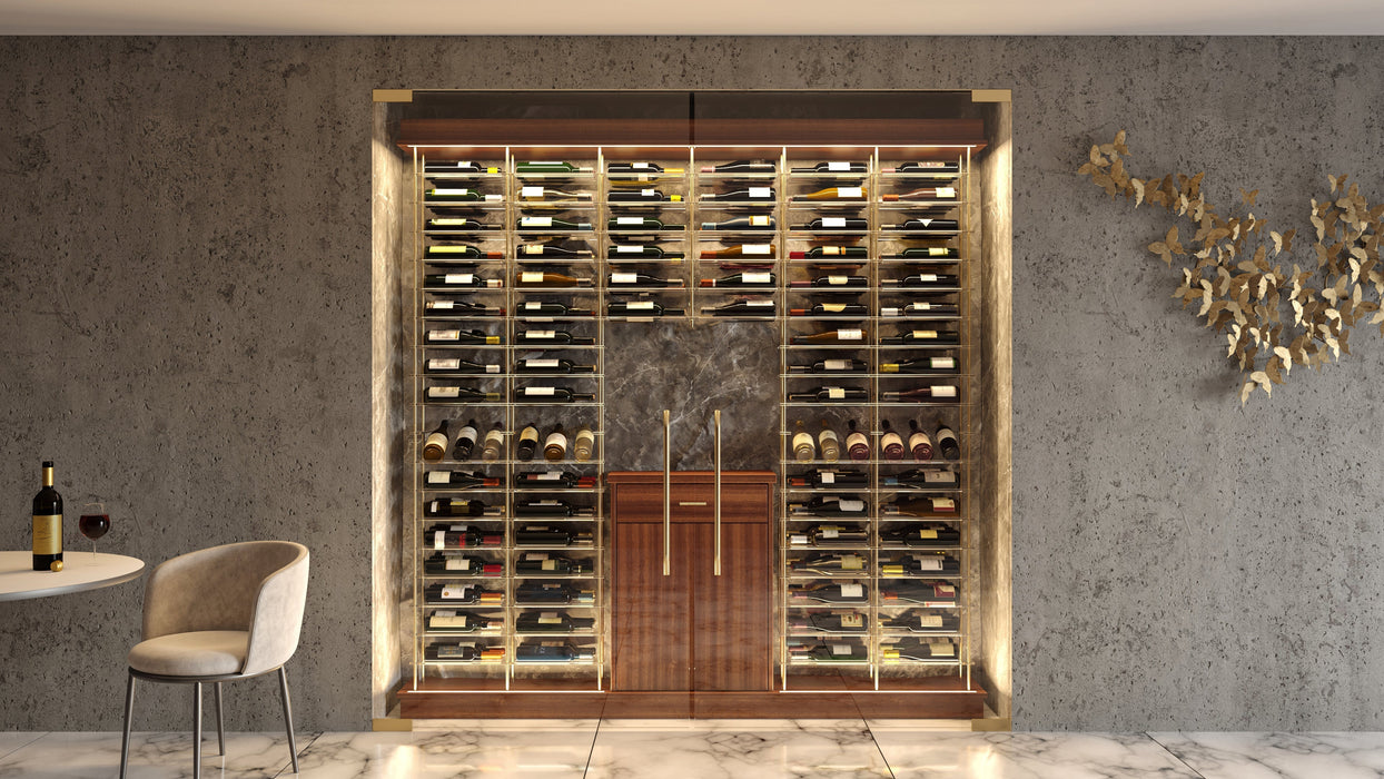 240-Bottle Elevation Wine Display