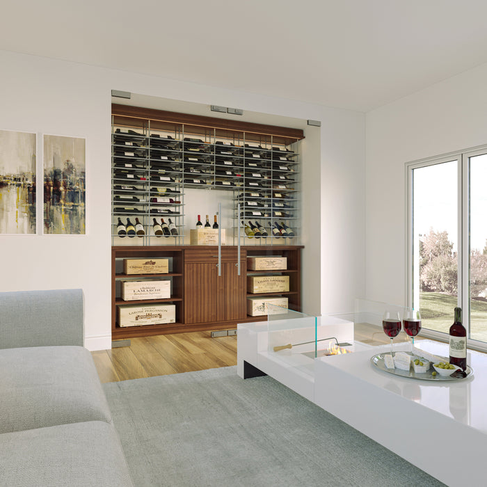 210-Bottle Elevation Wine Display