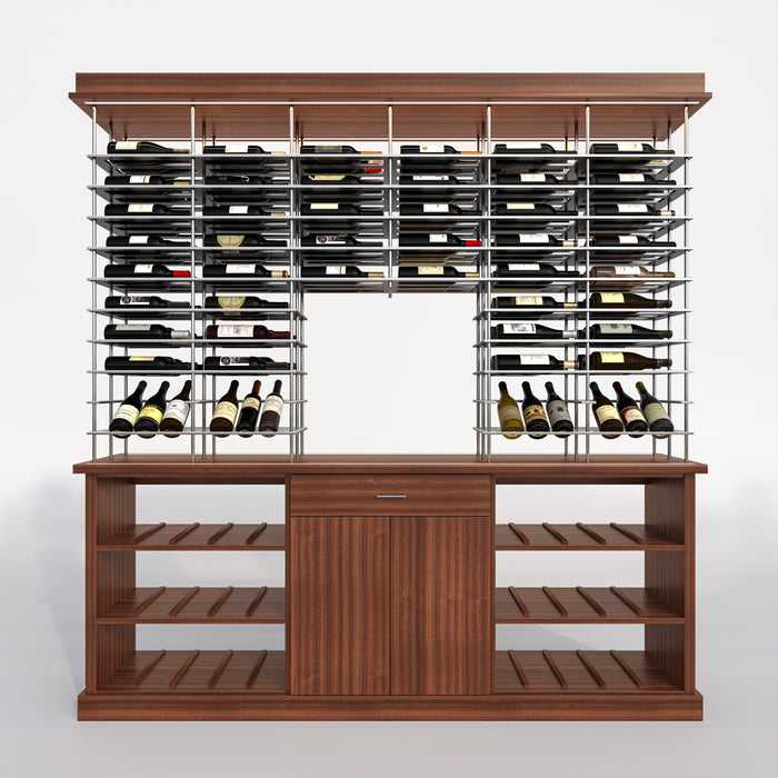 210-Bottle Elevation Wine Display