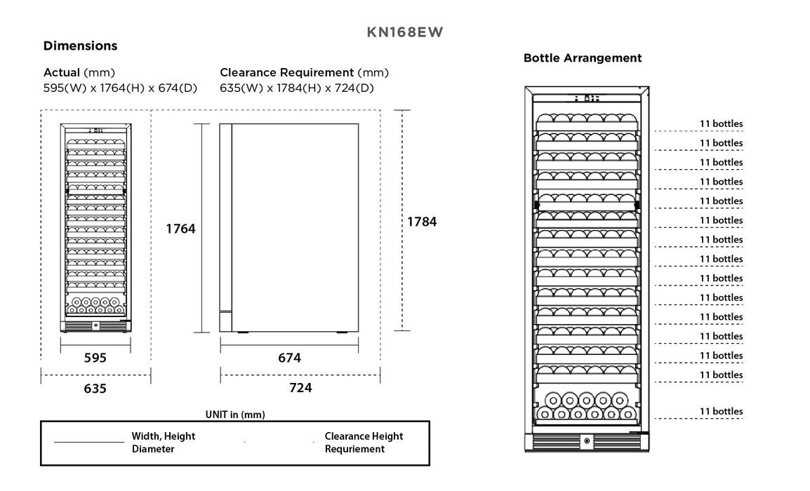 165 Bot Wine Cabinet