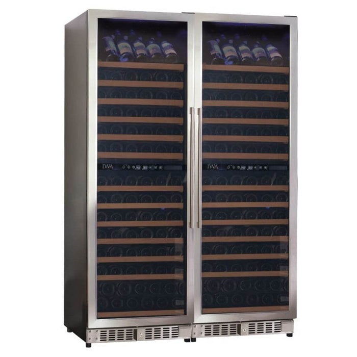 1200 Double Wine Cooler 332 Btl 2-Zone #19303