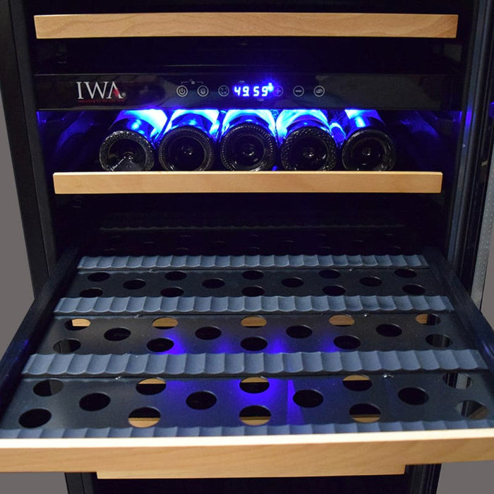 1200 Double Wine Cooler 332 Btl 2-Zone #19303