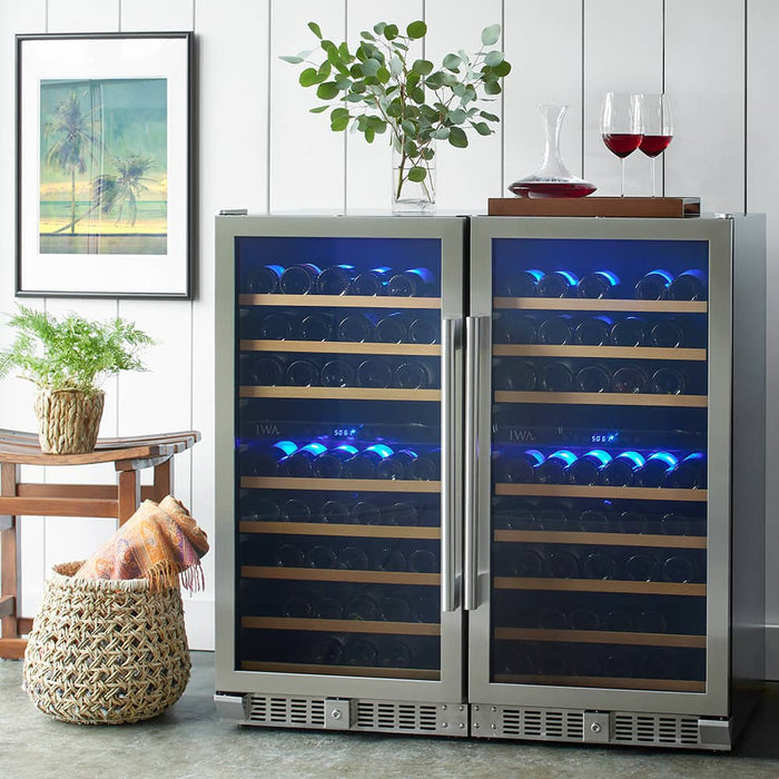 Loft 800 Double Wine Cooler 188 Bottle Dual Zone #34250