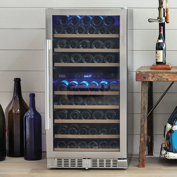 800 Wine Cooler 94 Bottle Dual Zone #19315