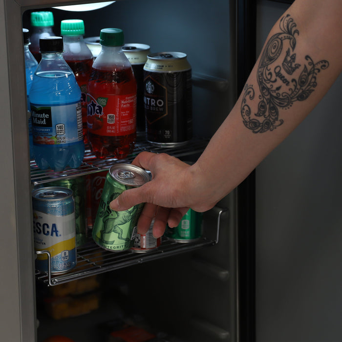 Maxx Ice Compact Indoor Refrigerator, in Stainless Steel