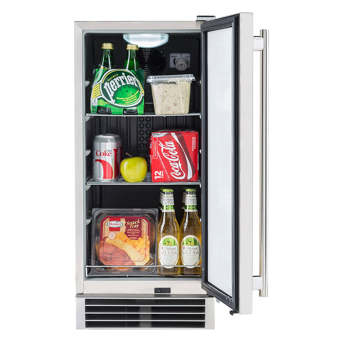Maxx Ice Compact Outdoor Refrigerator, in Stainless Steel