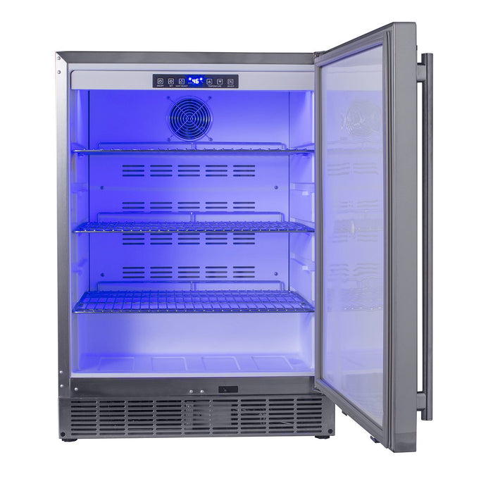 Maxx Ice Compact Outdoor Refrigerator, in Stainless Steel