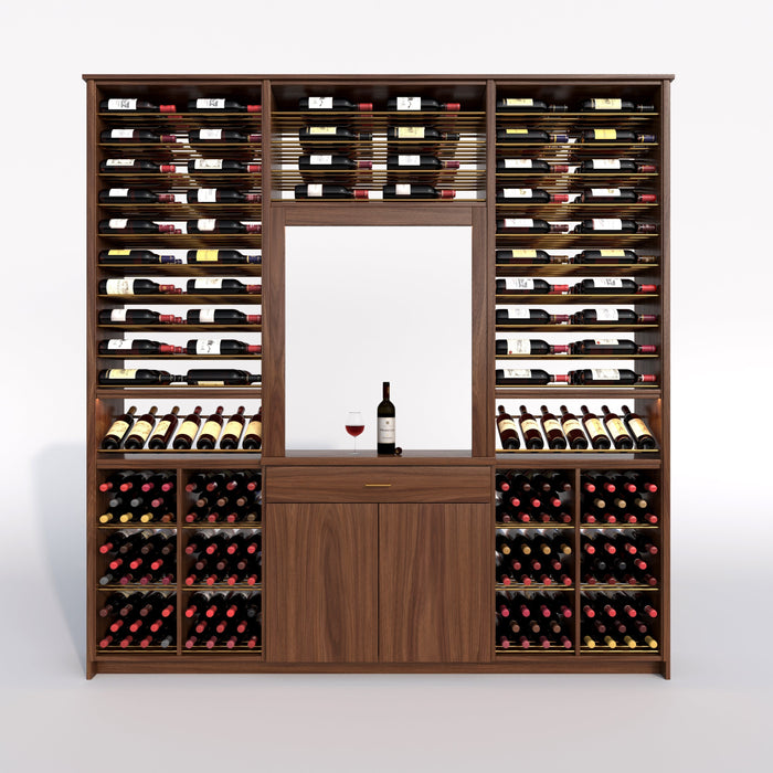 290-Bottle Parallel Wine Display