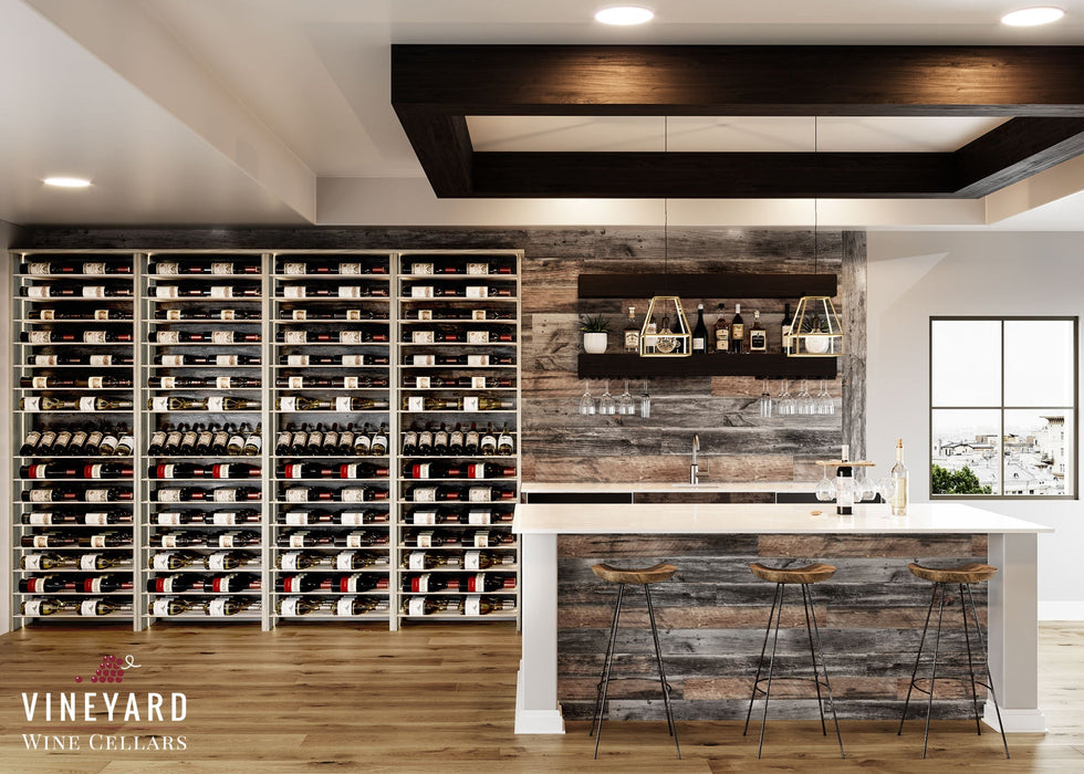 64-Bottle Parallel Wine Rack, Two-Column