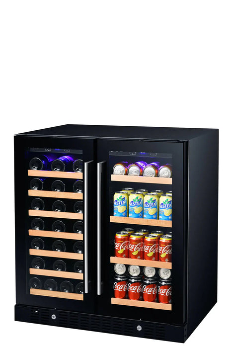 Smith & Hanks Wine & Beverage Cooler, Smoked Black Glass Door