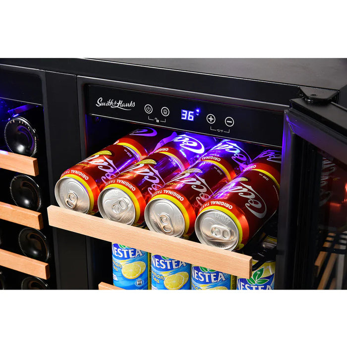 Smith & Hanks Wine and Beverage Cooler, Stainless Steel Door Trim