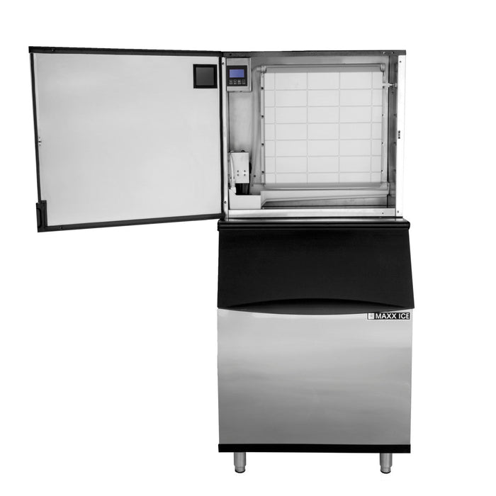 Maxx Ice Intelligent Series Modular Ice Machine, 30"W, 513 lbs w/580 lb Storage Bin, Stainless Steel