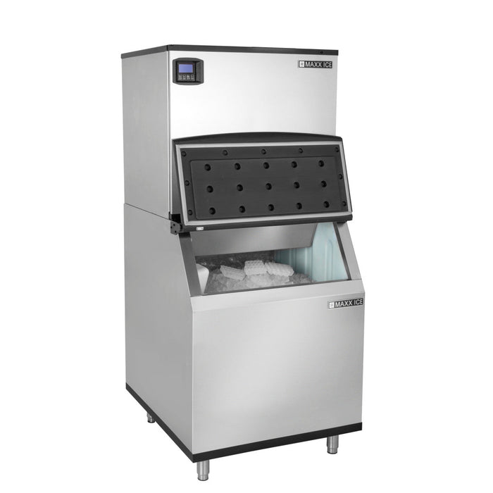 Maxx Ice Intelligent Series Modular Ice Machine, 30"W, 513 lbs w/580 lb Storage Bin, Stainless Steel