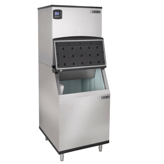 Maxx Ice Intelligent Series Modular Ice Machine, 30"W, 1000 lbs, Half Dice Cubes, in Stainless Steel