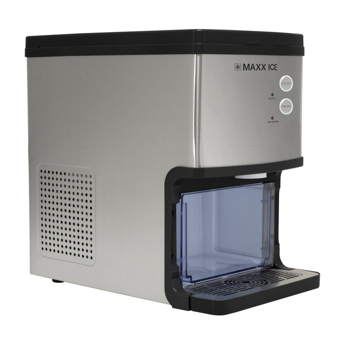 Maxx Ice Countertop Nugget Ice Dispenser, 33 lbs, in Stainless Steel