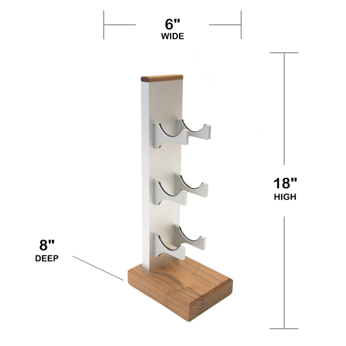 3-Bottle Mini-Series Wine Rack