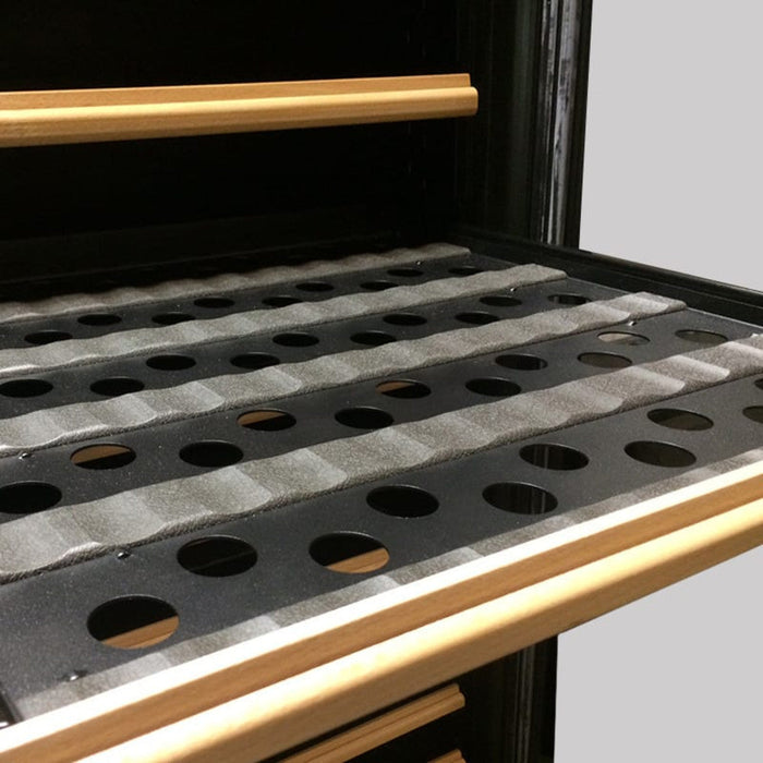 Transtherm Double Ermitage Solid Black Full Shelf