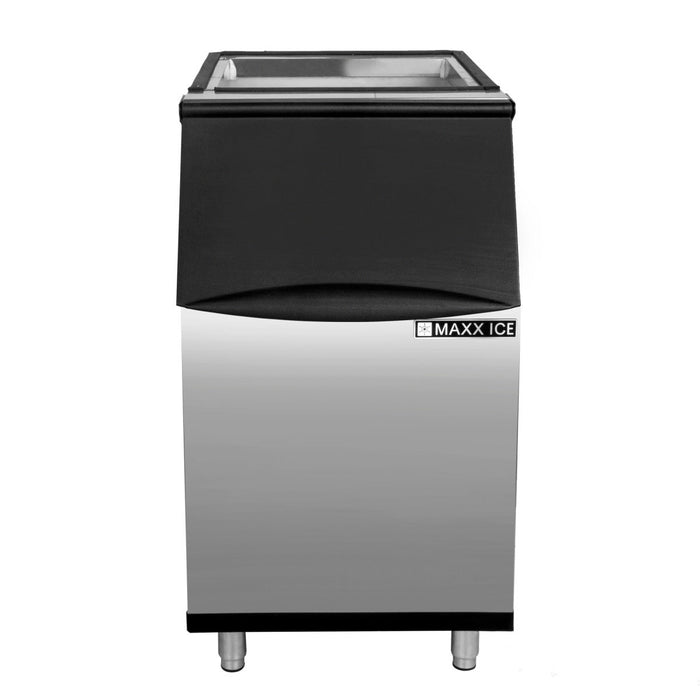 Maxx Ice Storage Bin, 22"W, 310 lbs Storage Capacity, in Stainless Steel