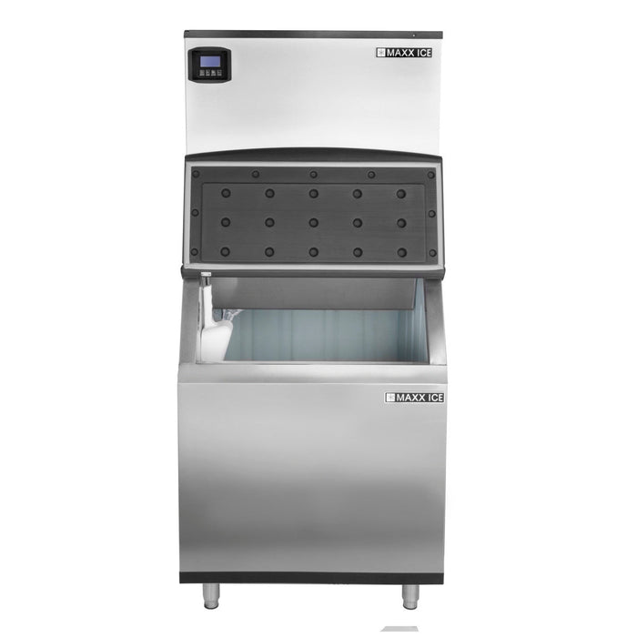 Maxx Ice Intelligent Series Modular Ice Machine, 30"W, 513 lbs w/470 lb Storage Bin, Stainless Steel